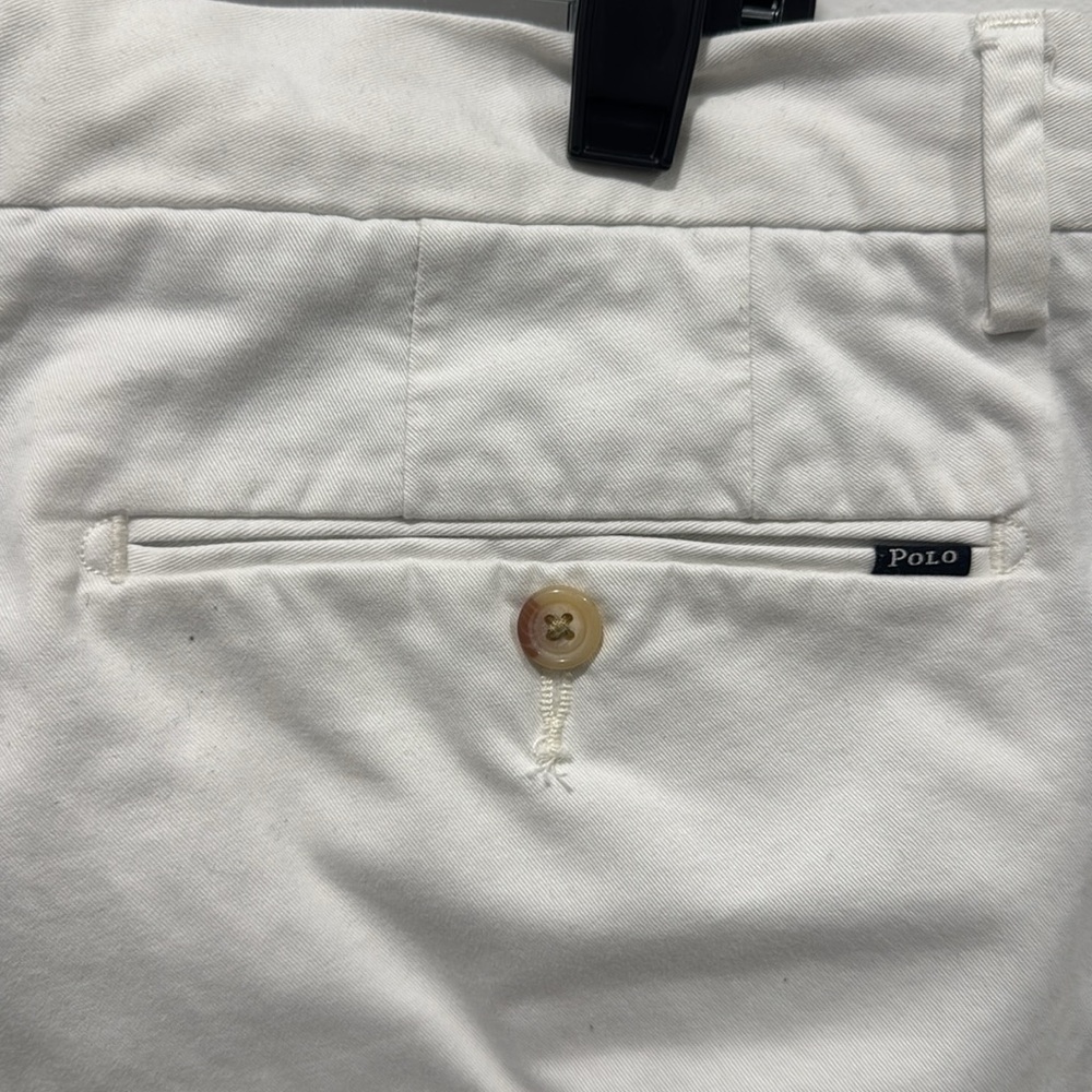 Polo Ralph Lauren Tailored Slim Fit Shorts White - Picture 9 of 10